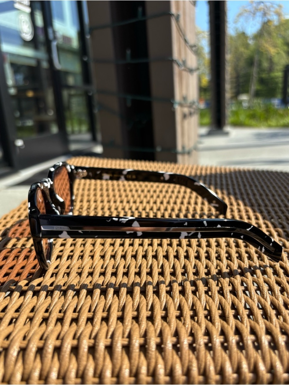 NEW Prada SPR A16S Sunglasses Black Phantos Made in Italy Iconic metal plaque - Picture 4 of 14